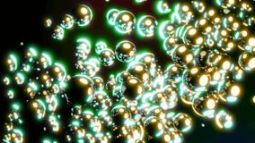 Abstract metal flying balls on a black background. Design. Silver spheres moving as a stream diagonally. - Powered by Shutterstock - Get 15% off with code: PIKWIZARD15