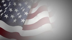 Happy Veterans Day - Honoring all who served text Animation with USA flag