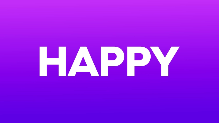 Happy New Year 2023 on blue purple gradient background with beautiful animation. HAPPY New year in the center Trailer Style - free for commercial use. 4K video.

 | Shutterstock HD Video #1096409453