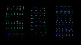 Blinking LED Lights of Server Computer. Colorful blinking multicolored neon lights server room texture.  Server Farm Lights Blinking.  - Powered by Shutterstock - Get 15% off with code: PIKWIZARD15