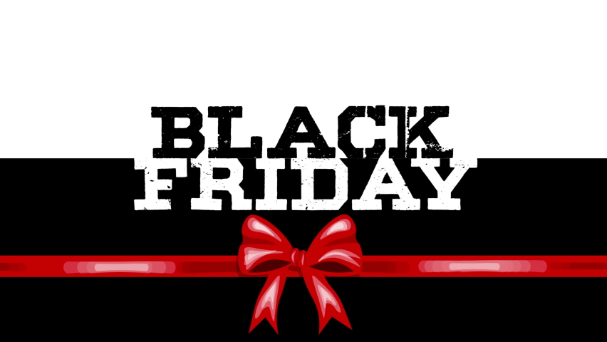 Black Friday Animated Design Banner with Red Satin Ribbon Black Friday Sale Black Friday Sale Animation Advertising Templates Video Design Elements. November 2022 New Year Marketing Big Discount. | Shutterstock HD Video #1096518925