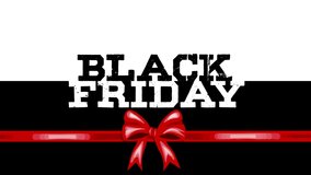 Black Friday Animated Design Banner with Red Satin Ribbon Black Friday Sale Black Friday Sale Animation Advertising Templates Video Design Elements. November 2022 New Year Marketing Big Discount. - Powered by Shutterstock - Get 15% off with code: PIKWIZARD15