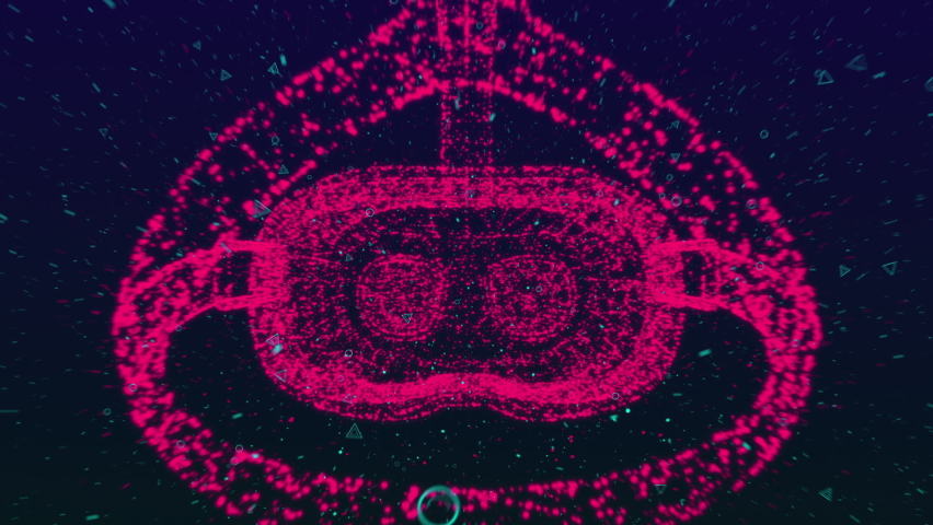 Metaverse Virtual Reality Glasses Animation