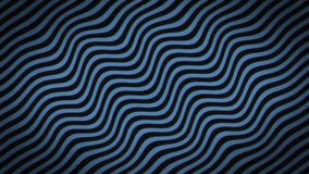 Abstract dynamic wavy blue color background. Loop 4k video. Seamless high quality 4k footage.