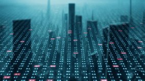 Futuristic city and digital transformation concept. smart city. - Powered by Shutterstock - Get 15% off with code: PIKWIZARD15