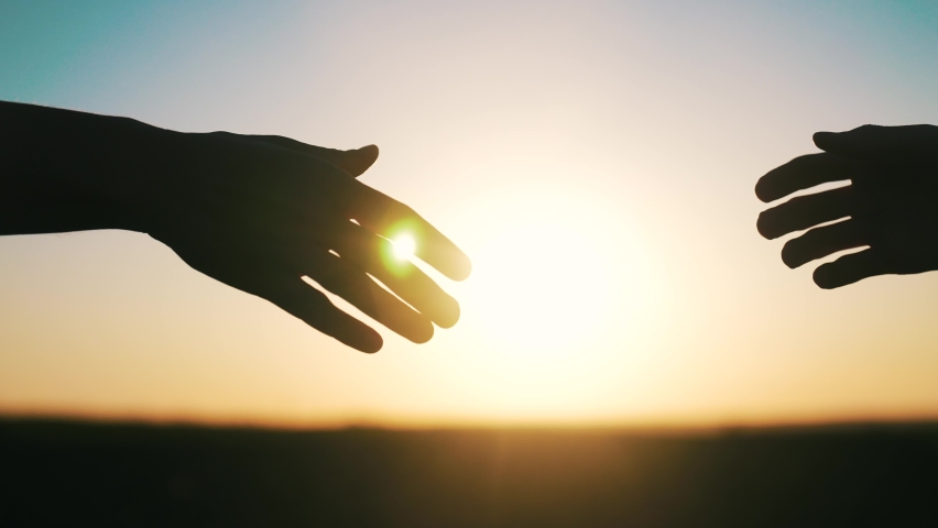 handshake farmers silhouette. agriculture business concept. close-up farmers hands silhouette shaking hands silhouette making a sun contract agreement. farmers negotiations in agriculture business Royalty-Free Stock Footage #1096567521