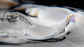Abstract Fluid Metal Surface Liquid chemical material mercury melting in slow motion, Style Liquid silver metal material flowing, Concept Liquid Pattern Trendy Fluid Abstract Flow - Powered by Shutterstock - Get 15% off with code: PIKWIZARD15