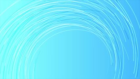Blue white minimal lines abstract futuristic tech background. Seamless looping geometric motion design. Video animation Ultra HD 4K 3840x2160