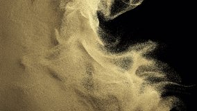 Sand Realistic Transition with Luma Matte. 3D Rendering. Transition of sand place on footage or background and easier to adjust colour. - Powered by Shutterstock - Get 15% off with code: PIKWIZARD15