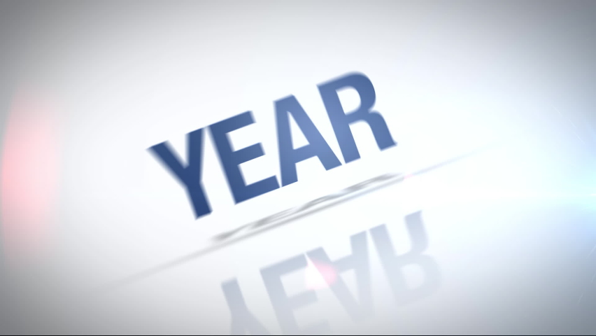 happy new year 2023 red text moving. Royalty-Free Stock Footage #1096600039