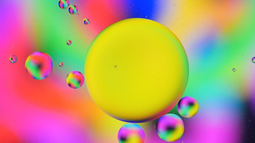 Bubble multi colored abstract bcakground
