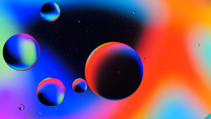 Bubble multi colored abstract bcakground