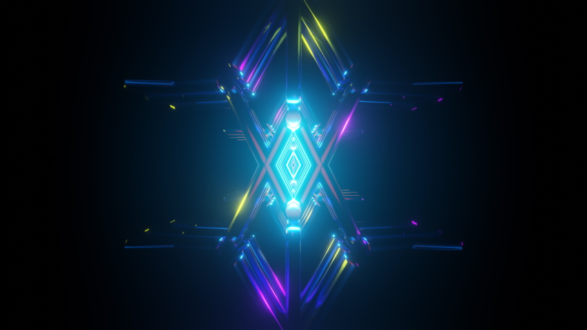 Abstract colorful strobe futuristic Psychedelic Hypnotic VJ seamless loop Background. Royalty-Free Stock Footage #1096620739