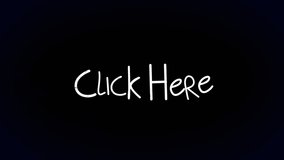 Animation of click here text over network of connections on black background. Social media and digital interface concept digitally generated video. - Powered by Shutterstock - Get 15% off with code: PIKWIZARD15
