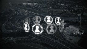 Animation of data processing and gamepad icon over cityscape. Global business and digital interface concept digitally generated video. - Powered by Shutterstock - Get 15% off with code: PIKWIZARD15