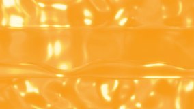 pretty golden honey rich liquid abstract 3D bg - loop video