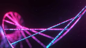 DNA molecule connection and spread out dynamic simulation spin around itself with 3d rendering full color fantasy. - Powered by Shutterstock - Get 15% off with code: PIKWIZARD15