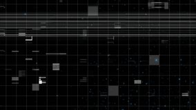 Animation of glitch effect over glowing blue shooting star against black background. Technology background concept - Powered by Shutterstock - Get 15% off with code: PIKWIZARD15