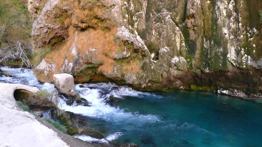krka river waterfall in croatia