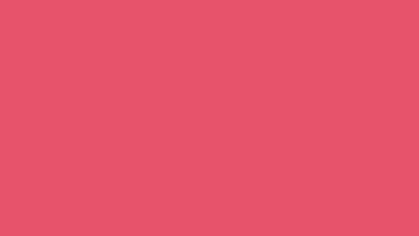 Animation of flamingo over blue abstract pattern on pink background. Digitally generated, hologram, illustration, bird, animal, nature, design, art and vector concept.