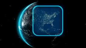 Earth rotation. Isolation of North America. View from space - Powered by Shutterstock - Get 15% off with code: PIKWIZARD15