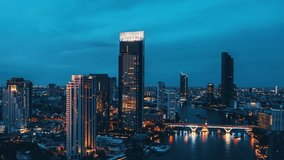 Smart digital city with connection network reciprocity over the cityscape . Concept of future smart wireless digital city and social media networking systems that connects people within the city . - Powered by Shutterstock - Get 15% off with code: PIKWIZARD15