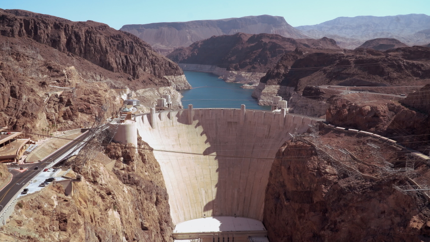 Hoover Dam, Nevada - USA. General view of the dam