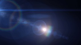 Anamorphic Lens Flare  for background