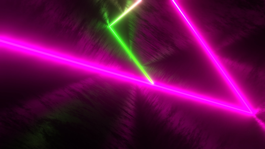 A laser moving in a rectangular tunnel. Infinitely looped animation