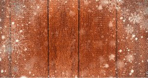 Animation of data processing over snowflakes on wooden background. Global sport, healthcare and digital interface concept digitally generated video. - Powered by Shutterstock - Get 15% off with code: PIKWIZARD15