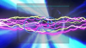 Animation of gamepad icon over lightning and data processing. Social media and digital interface concept digitally generated video. - Powered by Shutterstock - Get 15% off with code: PIKWIZARD15