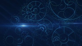 Animation of cogs on black background. Social media and digital interface concept digitally generated video. - Powered by Shutterstock - Get 15% off with code: PIKWIZARD15