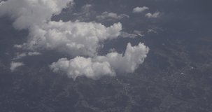 Flight in the clouds, 4K