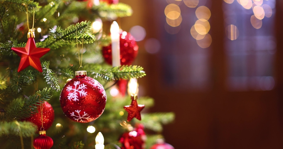 Christmas Tree and a Gift from Santa Claus Royalty-Free Stock Footage #1096818661