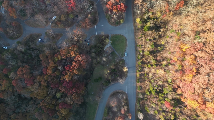 Seneca Rocks Campground Top Down