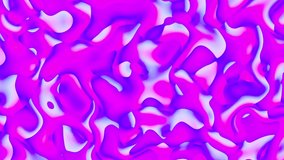 Abstract fluid waves background with LED texture .  Liquid holographic colorful texture background animation 
