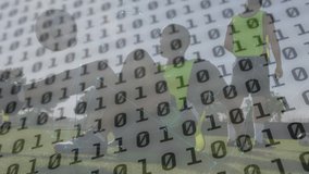 Animation of data processing and qr code over diverse male soccer players. Global sport and digital interface concept digitally generated video. - Powered by Shutterstock - Get 15% off with code: PIKWIZARD15