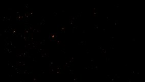 Slow motion sparks like particles floating in air over black background - Powered by Shutterstock - Get 15% off with code: PIKWIZARD15