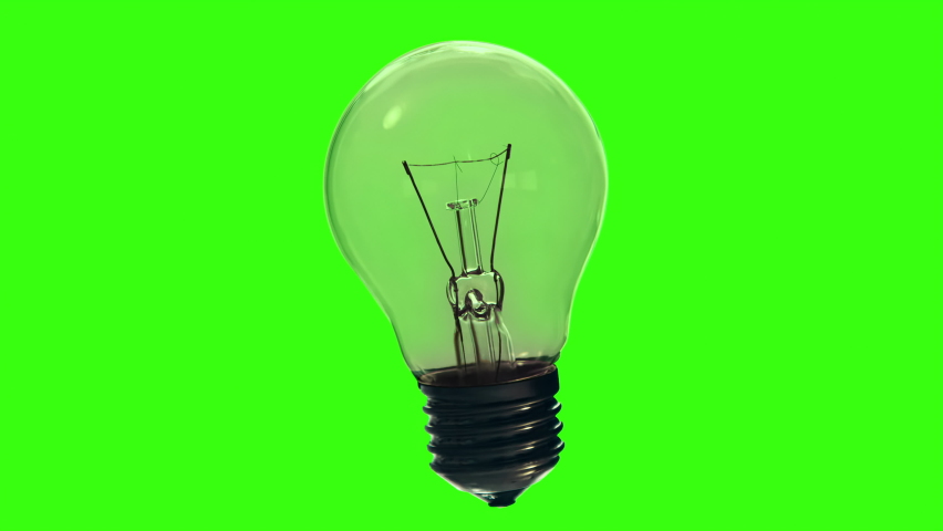 Light bulb isolated with different behavior: turning on and off, blinking, strobe, shortage, unstable electricity power supply. Royalty-Free Stock Footage #1096919057