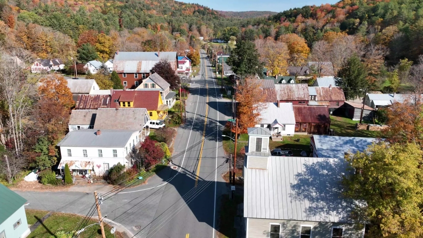 new england reading vermont slow aerial pullout