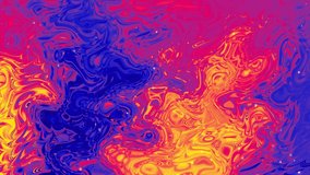 abstract sparkle with swirl colorful 4k video seamless display background pattern with paint abstract color background
