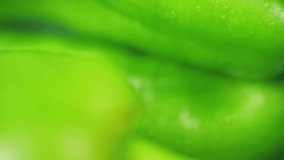 natural green blur background. blurred background of green peppers.