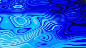 abstract light blue color seamless 4k video display background for credit title screen, with dynamic looping fluid wave.