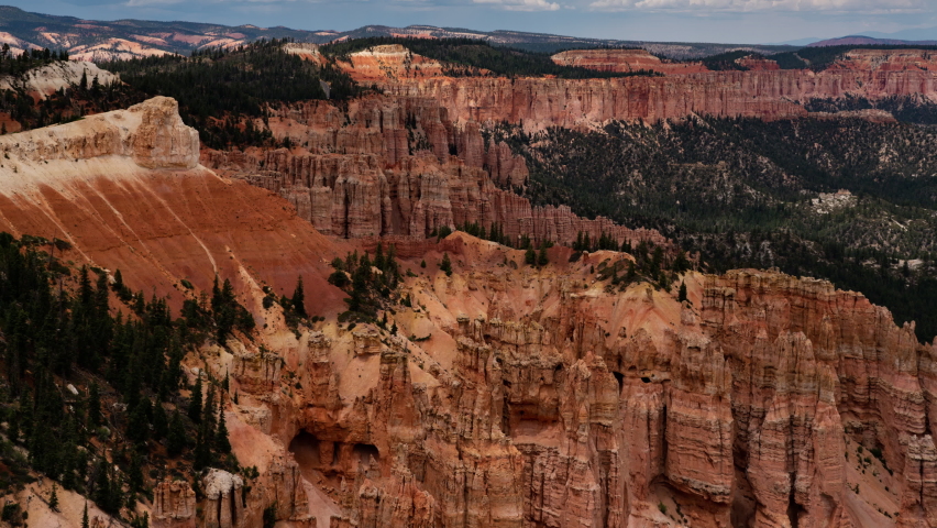 Bryce Canyon Time Lapse Rainbow Point Telephoto Canyon Utah USA