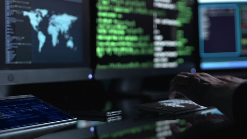 Typing dark web security code