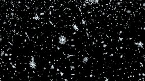 Snowflakes Christmas Snow Overlay 4K Video Animation - Powered by Shutterstock - Get 15% off with code: PIKWIZARD15