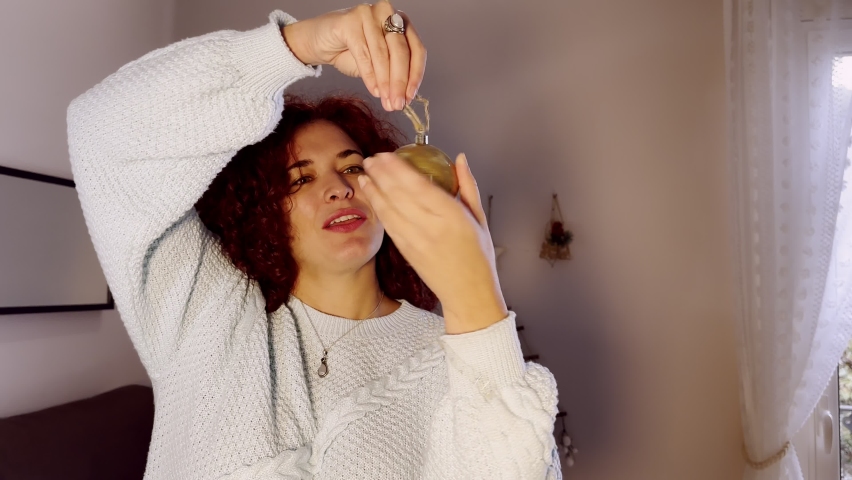 A Christmas moment, full of joy and happiness, where we decorate the house, with Christmas objects.  
