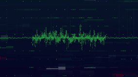 Animation of interference over data processing on black background. Technology, computing and digital interface concept digitally generated video. - Powered by Shutterstock - Get 15% off with code: PIKWIZARD15