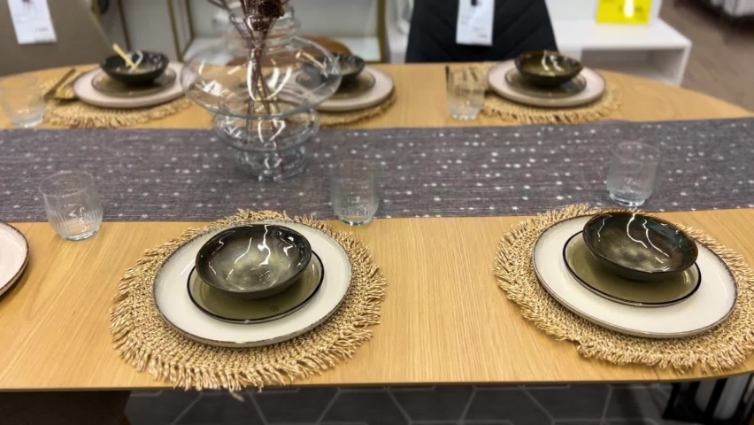 Designer Table Setting In Store