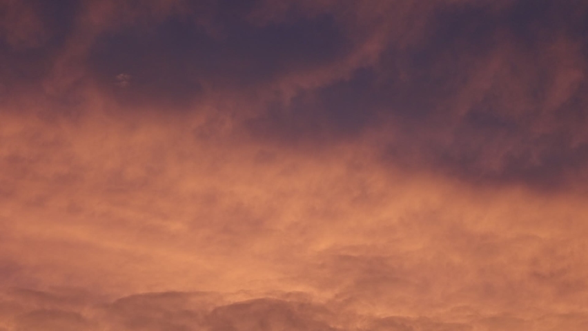 amazing light of nature cloudscape sky and clouds move out to curl in the clouds at a gloomy sunset time lapse video nature
